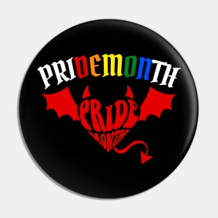 Pride Month Demon Pin