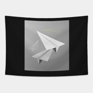 Paper planes illustration Tapestry