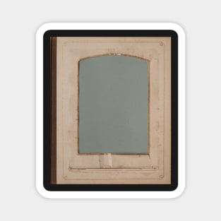 Vintage Photo Album Page Template - 2 Magnet