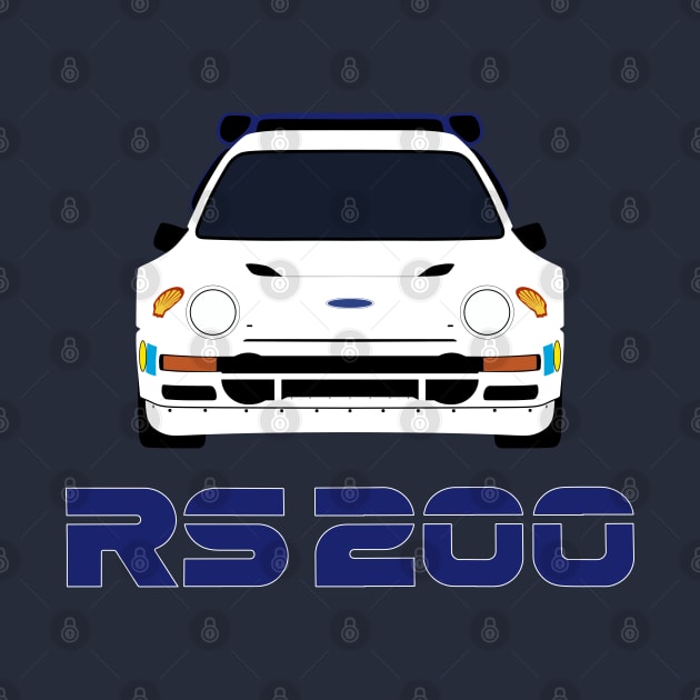 Ford RS200 by AutomotiveArt