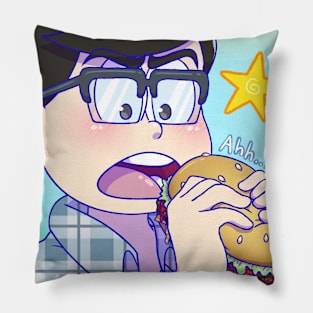 Burger Boy - Karamatsu (Osomatsu-san) Pillow