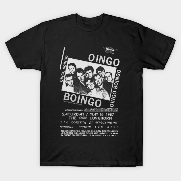 Oingo Boingo 1987 vintage poster - Oingo Boingo - T-Shirt