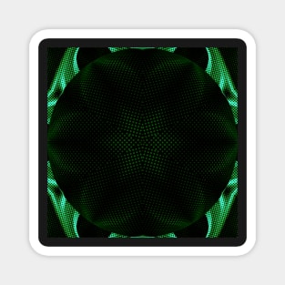 Green and black 2 Magnet