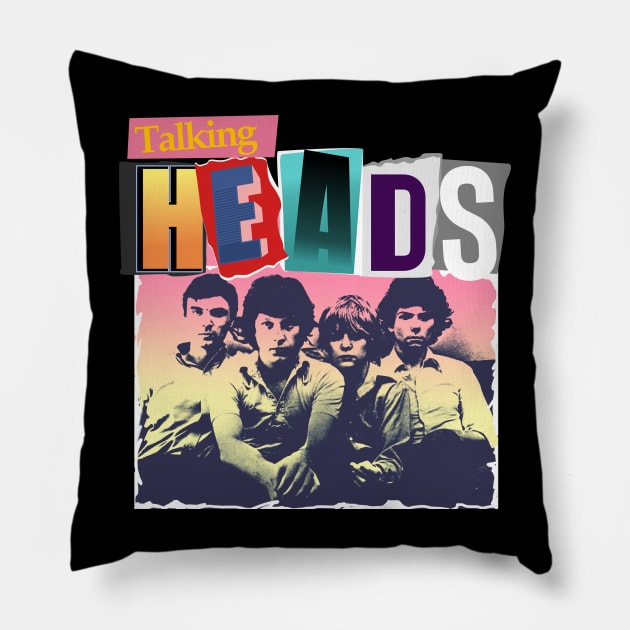Talking Heads Squad Pillow by The Dare