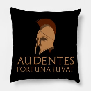 Audentes Fortuna Iuvat - Fortune Favours The Bold Pillow