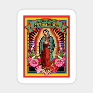 Virgin Mary of Guadalupe Holy Card Magnet