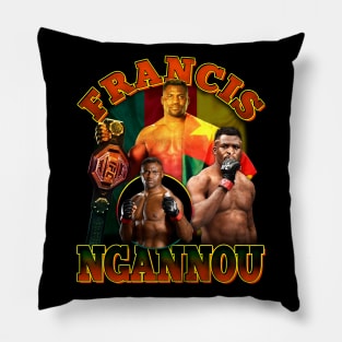 Francis Ngannou Vintage Pillow