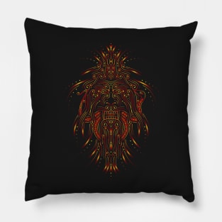 Fire Defender | Lion Totem Pillow