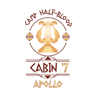 Cabin #7 in Camp Half Blood, Child of Apollo – Percy Jackson inspired design T-Shirt