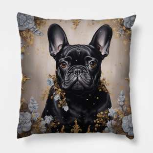 Black Frenchie Pillow