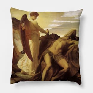 Elijah in the Wilderness by Lord Frederic Leighton Pillow