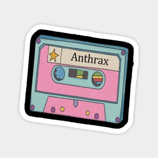 Vintage Cassette Tape Anthrax Magnet