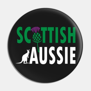 Scottish Aussie (for dark backgrounds) Pin