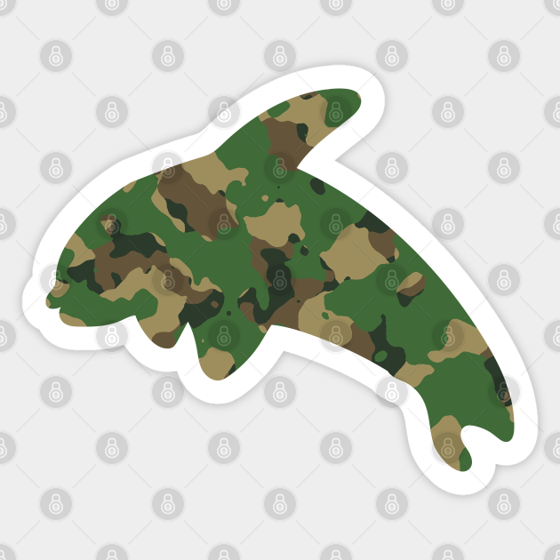 Orca Whale Camouflage - Orca Whale Military - Sticker | TeePublic Orca Whale Camouflage - Orca Whale Military - Sticker | TeePublic