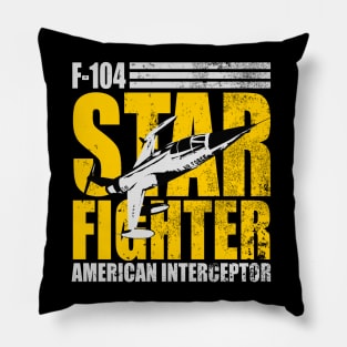 F-104 Starfighter (distressed) Pillow