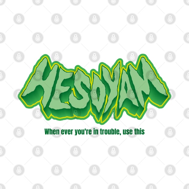 Hesoyam Cheat code word lettering art by idbihevier