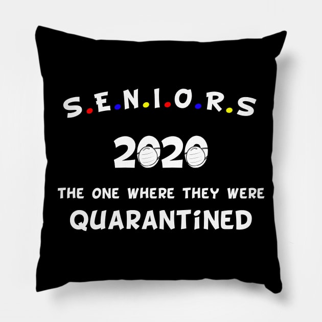 graduation senior funny quarantine Pillow by salah_698