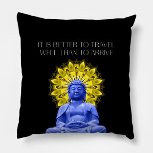 Gautama Buddha quote Pillow