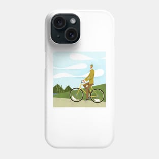 Tweed Cyclist on Mice Power Poster Phone Case