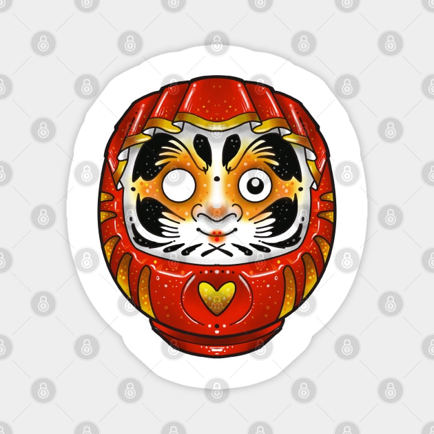 daruma doll Magnet by weilertsen