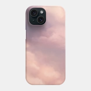 Romantic Sunset Sky Dramatic Pink Blush Clouds Phone Case