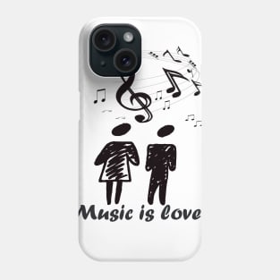 Music is love#Music#love Phone Case