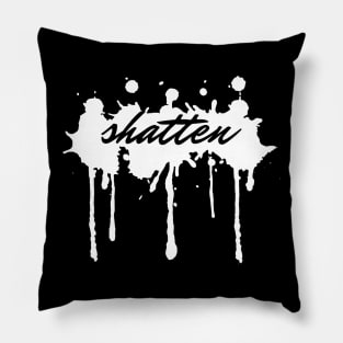 shatten Artsy Black and White Pillow