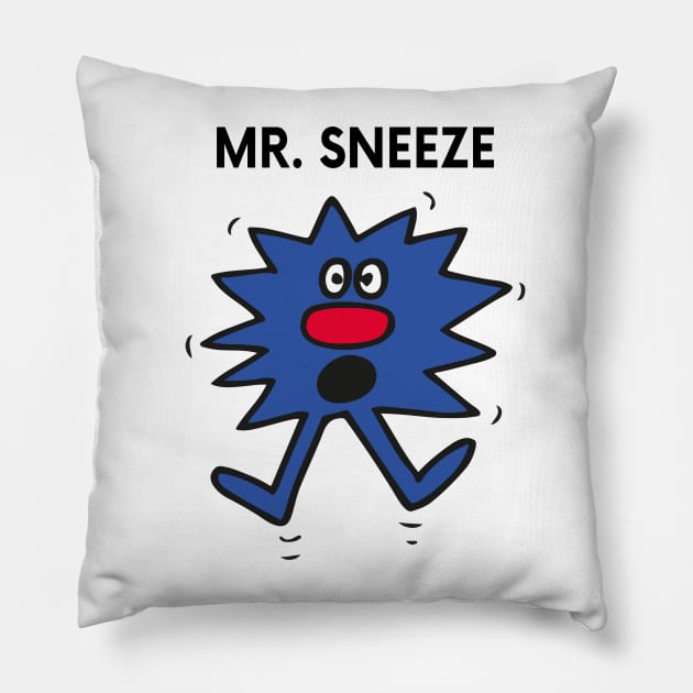 MR. SNEEZE Pillow by reedae