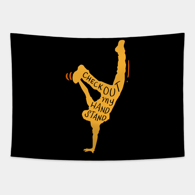 Funny Handstand Shirts and Gifts / Check out my Handstand Tapestry by Shirtbubble