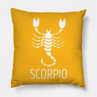 Astrological Zodiac Tee Shirts - Scorpio the Scorpion Pillow