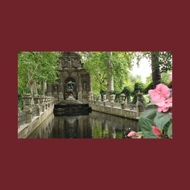 Paris Medici Fountain in Summer by BlackBeret