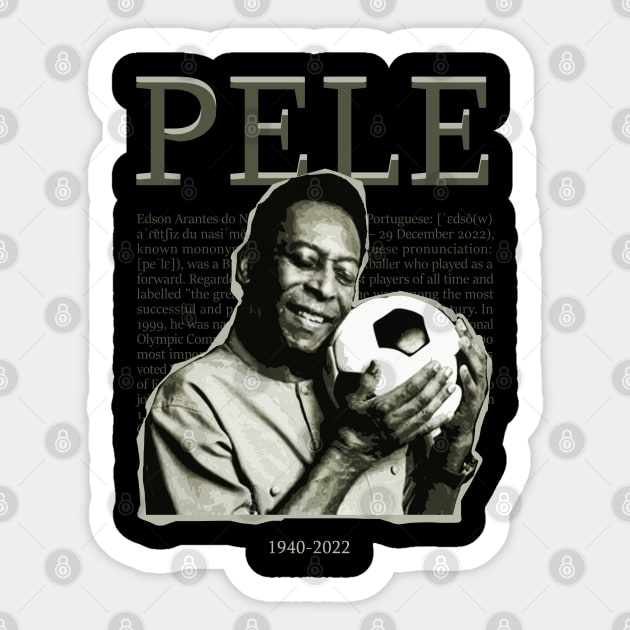 Best soccer player from brazil, Pele - Pele - Sticker