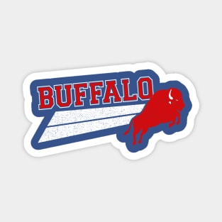 Vintage Buffalo City New York WNY For Football Gameday Magnet