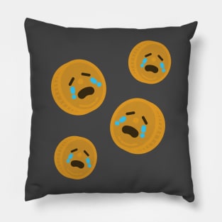 Crying Coins Pillow