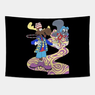 Run And Walk Together Tapestry