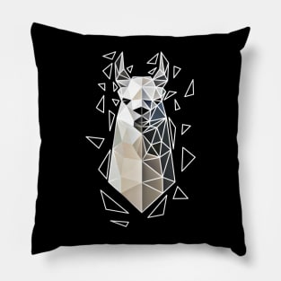 Geometric Alpaca Pillow