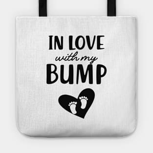 Pregnancy - In love with my bump Tote