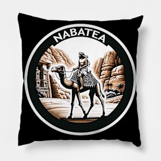 Nabatea Ancient Arabian Nabatean Kingdom Pillow