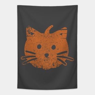 Cute Cat Lover Vintage Style Halloween Pumpkin Costume Idea Tapestry