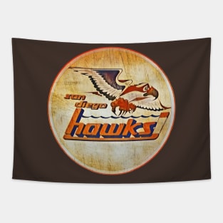 San Diego Hawks Hockey Tapestry