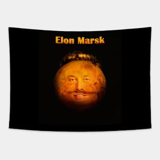 Elon Marsk Oil Painting Style Tapestry