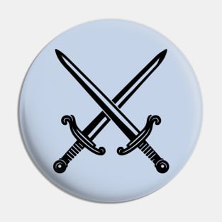 Crossed Swords Pin