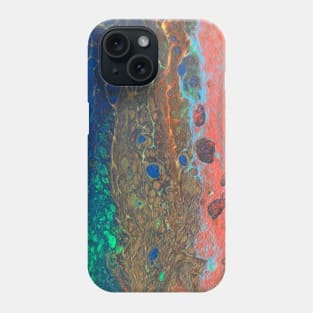 Pouring fluid abstract Phone Case