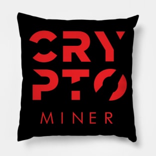 Crypto Miner Pillow