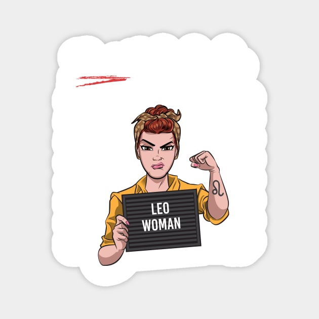 Leo Woman Magnet by Surta Comigo