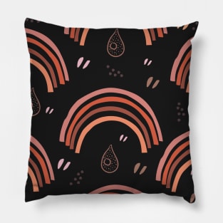 Abstract Rainbow Pillow