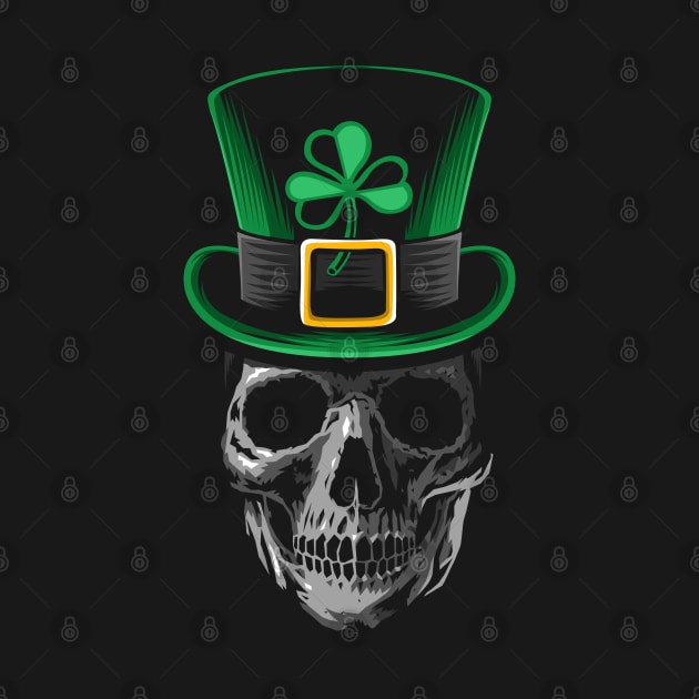 St patrick Skull by albertocubatas