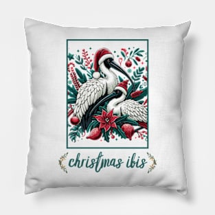 Christmas ibis Pillow