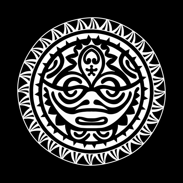 Polynesian tiki style by Tikitattoo