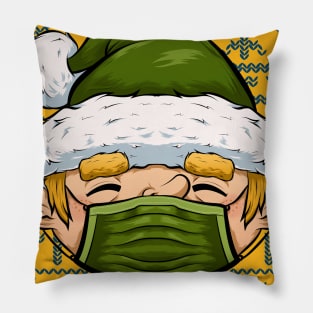 Christmas goblin quarantined saint's assistant Pillow